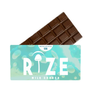 Rize – Milk Crunch Megadose Mushroom Chocolate Bar 12G