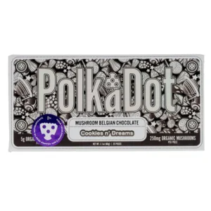 Cookies N’dreams PolkaDot Mushroom Belgian Milk Chocolate 250mg