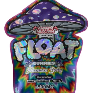 Bohemian Berry Float Mushroom Gummies + Delta 9 THC