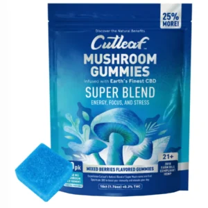 Mixed Berries Cutleaf Super Blend Mushroom Gummies 10ct 10G