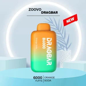 ZOOVOO DRAGBAR ORANGE SODA – 6000 PUFFS