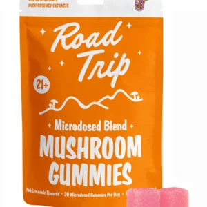 Pink Lemonade Road Trip Microdosed Blend Mushroom Gummies 20ct 70G