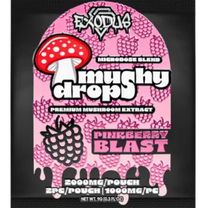 Pinkberry Blast Exodus Mushy Drops Mushroom Gummies 2000MG