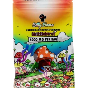 Skittleburst Silly Farms Vegan Mushroom Gummies 4000MG