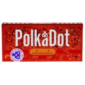 Spicy Mango Lassi PolkaDot Mushroom Belgian White Chocolate 250mg